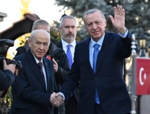 Cumhurbaşkanı Erdoğan ile Devlet Bahçeli arasındaki görüşme başladı